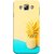 FUSON Designer Back Case Cover for Samsung Galaxy E5 (2015)  :: Samsung Galaxy E5 Duos :: Samsung Galaxy E5 E500F E500H E500Hq E500M E500F/Ds E500H/Ds E500M/Ds  (Light Yellow Cream Pineapple Lamp Ananas)