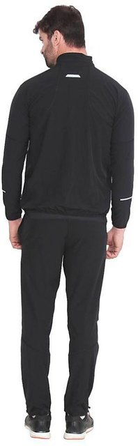 nike black polyester lycra tracksuit