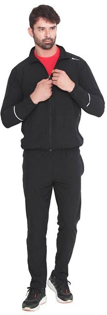 Nike black deals polyester lycra tracksuit