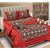 The Intellect Bazaar 7 Pc Chenille Luxury Designer Wedding Bedding Set With Filled Cushions and Bolsters