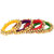 Loops N Knots  Multi-Colour Fashion Jewellery Ghungroo Bangle Set For Girls Women-Traditional Wear Bangle Set Of 4
