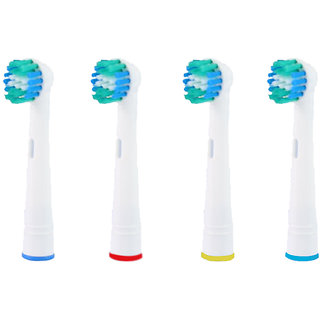 4 Pcs Replacement Electric Toothbrush Heads For Oral B Electric Toothbrush (Multicolor)