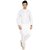 LDHSATI Cotton Blend White Kurta and pyjama set for men ( men's) man