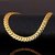 Fancy Handmade smooth Men's Chain 24k Gold Plated By Indian Goldsmith With 6 Months Warranty 22 inch Size Latest Design
