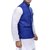 LDHSATI Cotton and jute White and Blue kurta Pyjama Neru Jacket set for men ( men's) man