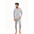 Yorker Light Grey Full Sleeves Thermal Top For Men