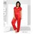 Women Sleep Set 2pc Top and Pajama Night Dress Red 207 Satin Soft  Bed Lounge Wear New Honeymoon Fun Daily Dress
