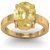 Jaipurforyou Certified Yellow Sapphire(Pukraj)  4.70 cts or 5.25 ratti Panchdhatu ring