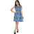 Klick2Style Women's Georgette Multicolor Dress