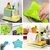 Combo Offer  1 x STAND FOR KITCHEN SINK FOR DISHWASHER LIQUID, BRUSH, SPONGE, SOAP BAR AND MORE + 2 x Silicone Hair Catc
