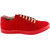 Blinder Men's Full Red Trendy Suede Casual Lace-up Sneakers Shoes