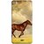 FUSON Designer Back Case Cover for Micromax Canvas Sliver 5 Q450 :: Silver Q450 (Black Horse Animal Green Grass Blue Sky Clouds Look)