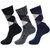 Bonjour Mens Designer Formal Pack of 3 Pairs Woolen Socks