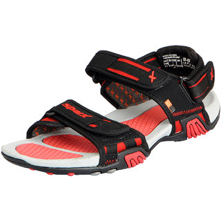 sparx sandal red black