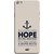 FUSON Designer Back Case Cover for Micromax Canvas Sliver 5 Q450 :: Silver Q450 (A Hope Both Sure And Steadfast Deep Sea Anchor Ship)