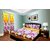 Panipat Direct Pack of 6 Bedroom Set With 1 Double Bedsheet 2 Pillow Covers 1 cushion cover and 2 Door Curtain