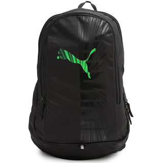 puma black casual backpack