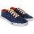 Blinder Men's Mesh Navy Blue Orange Casual Lace-up Sneakers Shoes