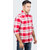 Onest - Men's Casual Twill Check Brushed Cotton Shirt