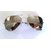 Meia Silver Mirrored Aviator Unisex Sunglasses