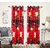 Panipat Direct Set of 2 Door Eyelet Curtain (Size 4X7 Feet) PDS2DC03