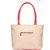 Beige  Red Dual Tone Elegant Trendy Handbag Shoulder Bag For Girls Women