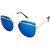 Silver Kartz Blue UV Protection Aviator Sunglasses(145)