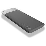 Tech Gear 6000 mAh USB External Battery Charger Power Bank Leather (Black)