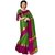 New Designer Green Cotton Silk Sari With Blouse-BF180