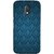 FUSON Designer Back Case Cover for Motorola Moto E3 :: Motorola Moto E (3rd Gen) (Blue Artwork Student Spots Amazing Plywood Table Cloth)