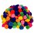 Pom Pom multicolor balls for art  craft, decoration, jewellery making pack of 250, 28 mm dia