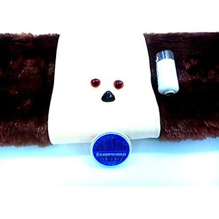 Buy Soft Toys Teddy Bear Diy Making Kit color ,Dark Brown ,Includes Fur ...