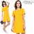 Cool Look Comfort Fit Dress Mustard