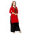 VAIKUNTH FABRICS Embroidered Kurti in Red color and Rayon fabric for womens VF-KU-64