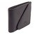 Side Flap Branded Men's Black Leatherette Wallet with Card, Coin and Currency Slot With Full Money Back Guarantee