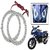 STAR SHINE  Angel Eyes Led Ring Light (White Set Of 2) For Mahindra Flyte SYM Scooty