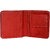 Hidelink Red Leather Wallet for Men