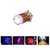 STAR SHINE  3 LED H4(WHITE) Headlight With Multi Color Flashing Ring For Hero MotoCorp SPLENDER PRO N/M