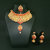 JewelMaze Copper Necklace Set With Maang Tikka-FBA0040B
