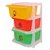 Kuber Industries™ Storage Drawers Basket for Kitchen/Office/Children/Toy With 3 Drawer in Moduler Design (Multiple usages) Basket003