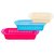 Kuber Industries™ Rectangular Basket Storage Box/Organizer/Container Kitchen Bedroom Bathroom Office - Pack of 3 (Large+Medium+Small) in Assorted colors PL23