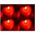 Romantic Red Heart Shaped Candle (Set of 6)
