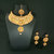 JewelMaze Copper Necklace Set With Maang Tikka-FBA0042A