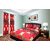 Panipat Direct Pack of 6 Bedroom Set With 1 Double Bedsheet 2 Pillow Covers 1 cushion cover and 2 Door Curtains