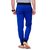Christy World Men's Blue 100% Cotton Trackpant