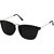 Silver kartz Golden Thin Temple Side Wayfarer Sunglasses (scwc070)