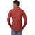 Lisova Tomato Red Mens Slub Cotton Plain Casual Slim Fit Shirt
