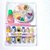 New Nail Art Kit Includes Design Glitter Beads Stamping Glue MakeUp Cosmetic Set, box size- 16/10.5