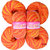 Vardhman Baby Soft.Multi Orange Pack of 10 Balls, hand knitting  Acrylic yarn wool balls thread for Art & craft, Crochet and needle