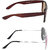 Zyaden Brown UV Protection Wayfarer Unisex Sunglasses (Pack of 2)